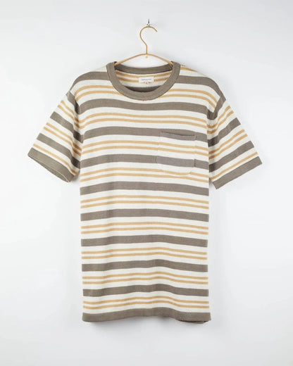 Umber & Ochre - Men's Azad Short Sleeve Pocket Flat Knit Tee - Rack Hunt