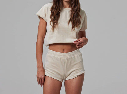 Women's Terry Cloth Raglan Top