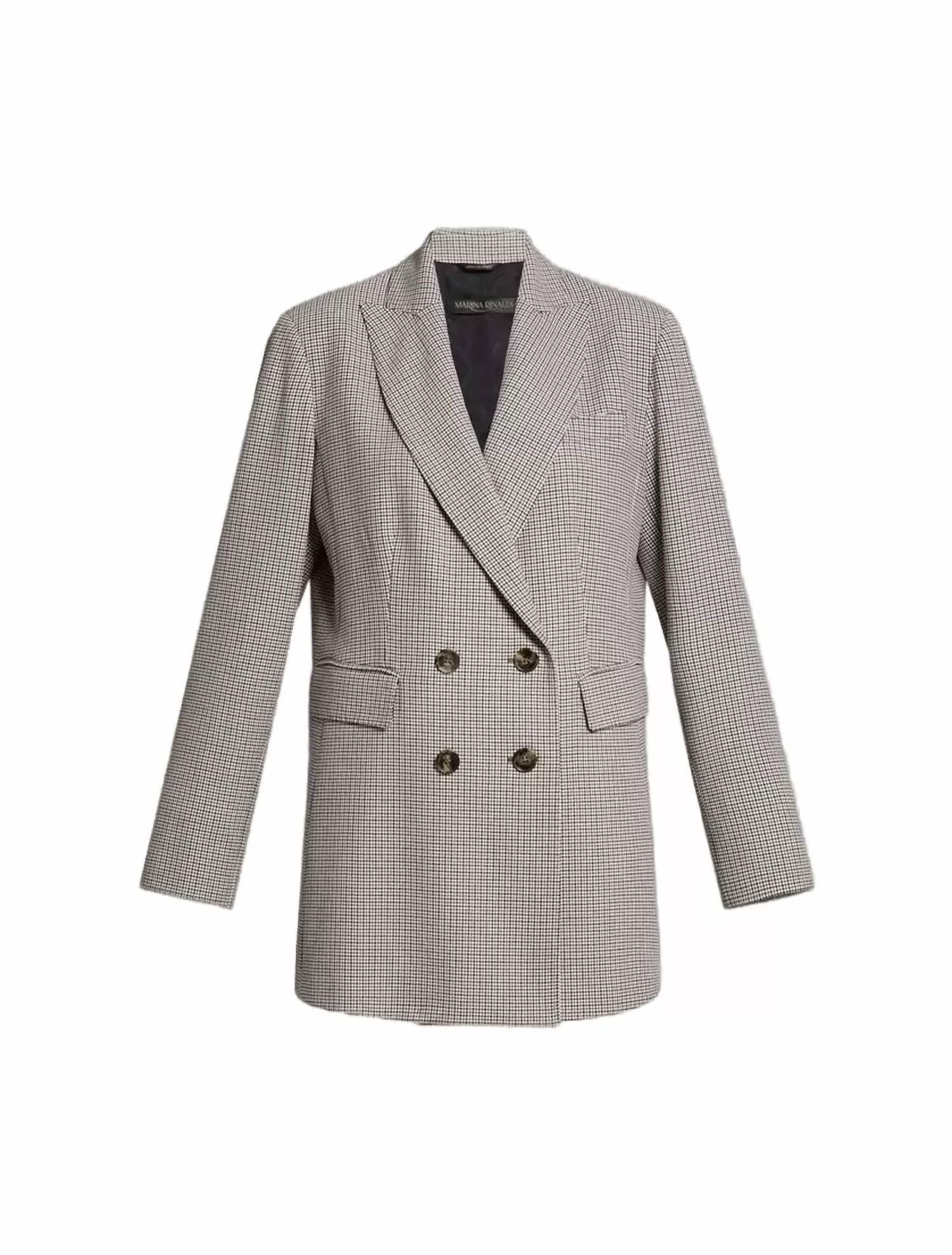 Marina Rinaldi - Castagna Double Breasted Coat - Rack Hunt