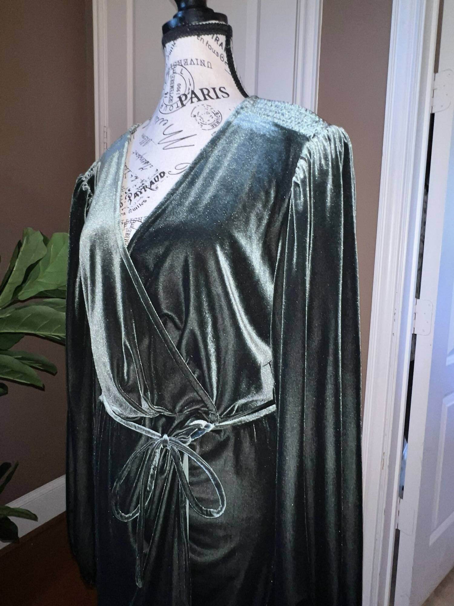 Gianni Bini - Women's Velvet Mini Wrap Holiday Party Dress - Rack Hunt -