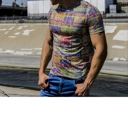 Lines Print T-shirt