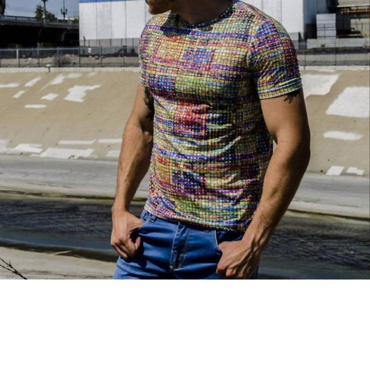 Lines Print T-shirt