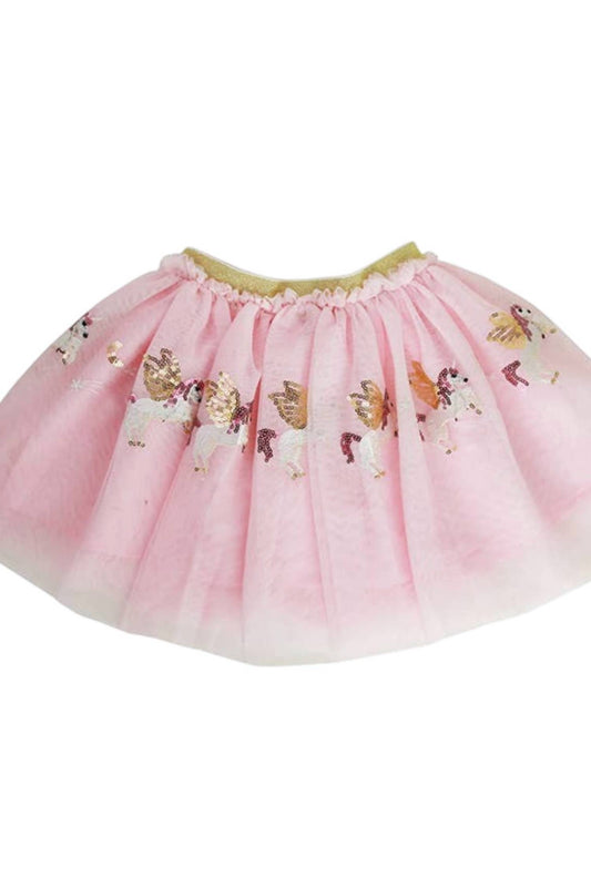 Girls Unicorn Print Tutu Skirt