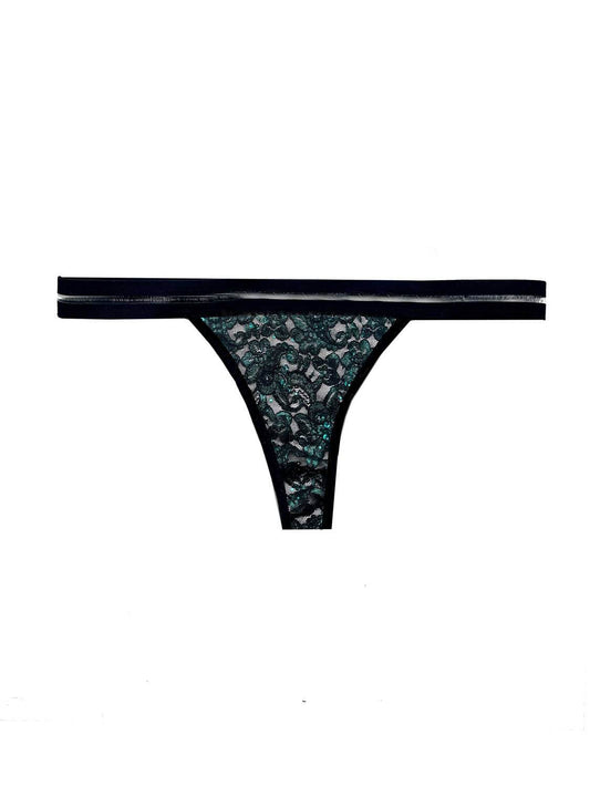TITOV - Women's Lace Thong With Floral Pattern - Rack Hunt -