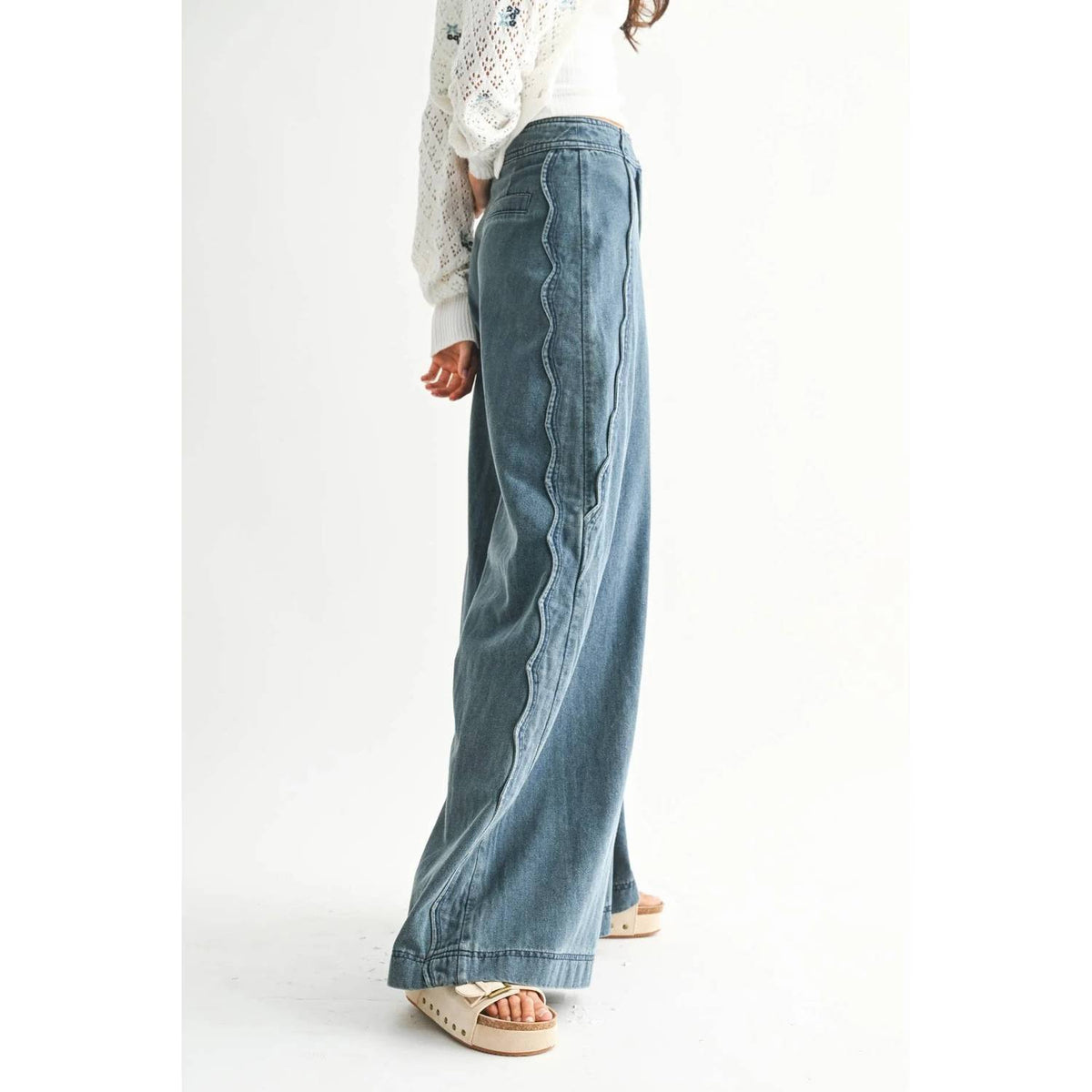 Scallop Seam Jean