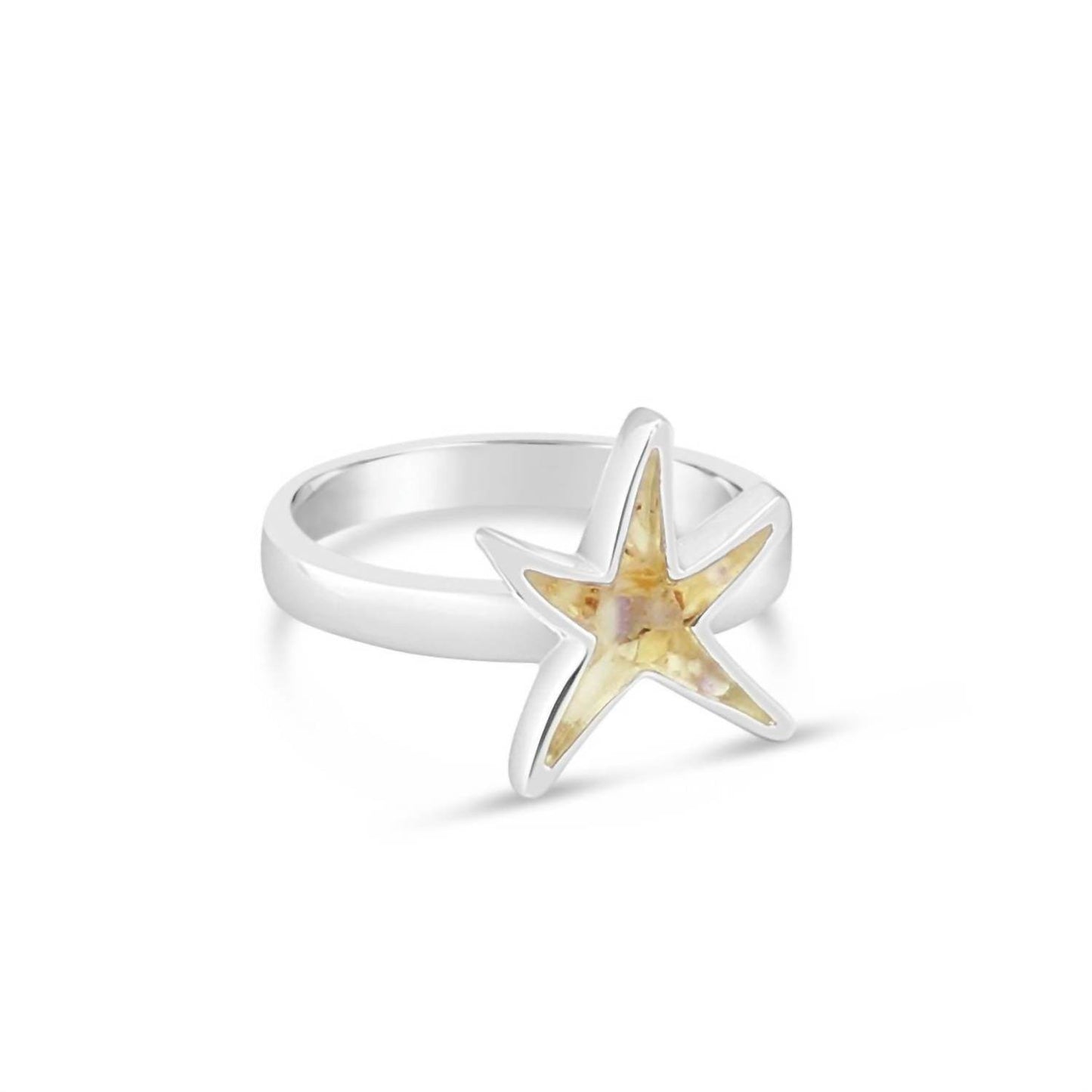 Dune Jewelry - Women's Delicate Starfish Shaped Ring - Rack Hunt