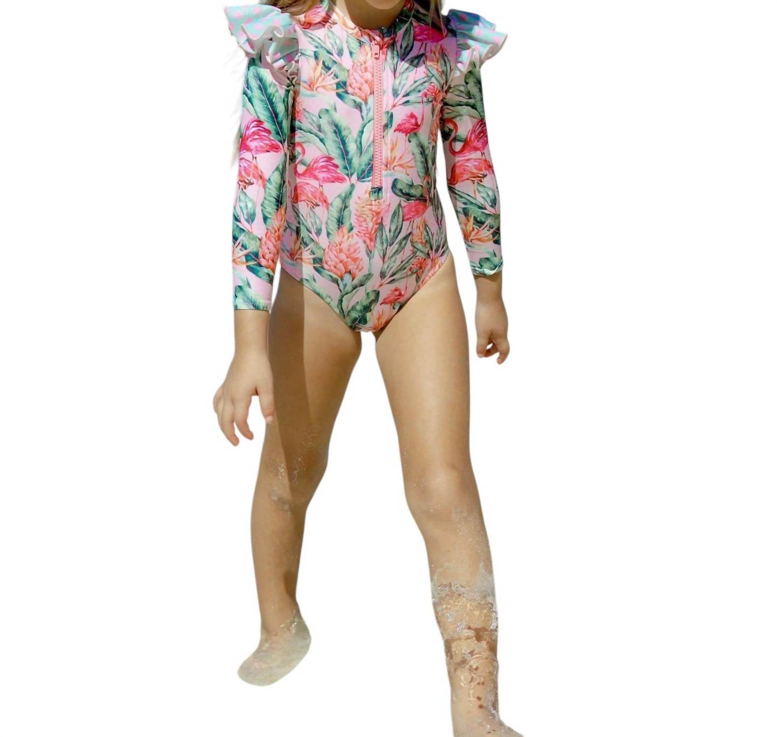 Lia Sahara - Girl's Zipper Long Sleeve One Piece - Rack Hunt -