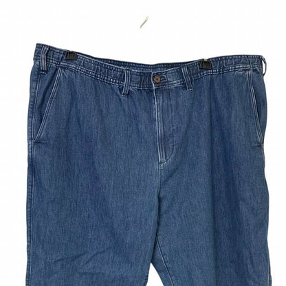 Women's Elastic Waist Drawstring Pull On Jeans - Plus