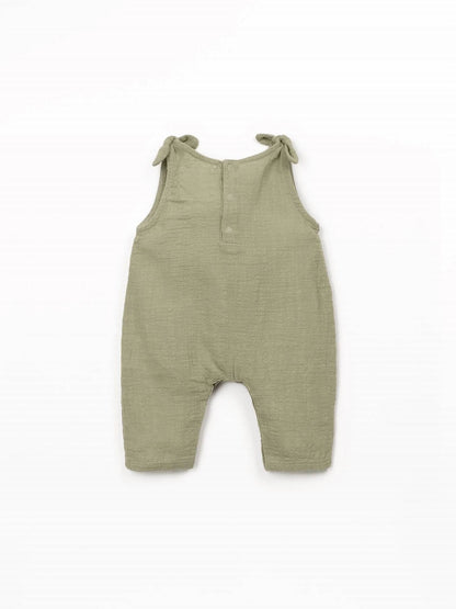 Girls Woven Baby Jumpsuit
