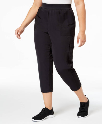 Activewear Plus Size Woven Cargo Pants