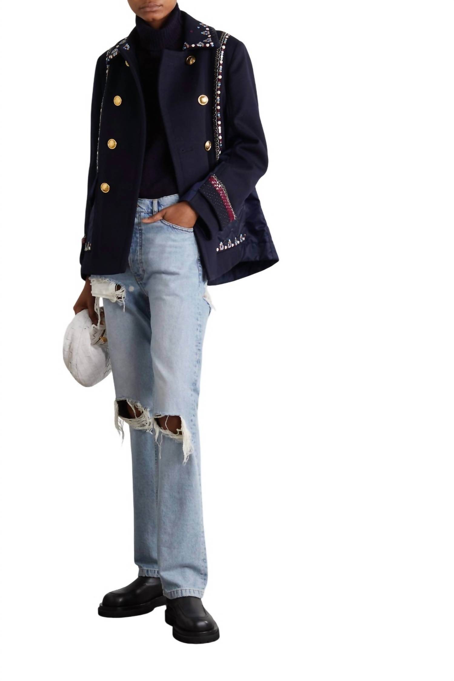 Valentino - Embellished Double Breasted Jacket - Rack Hunt