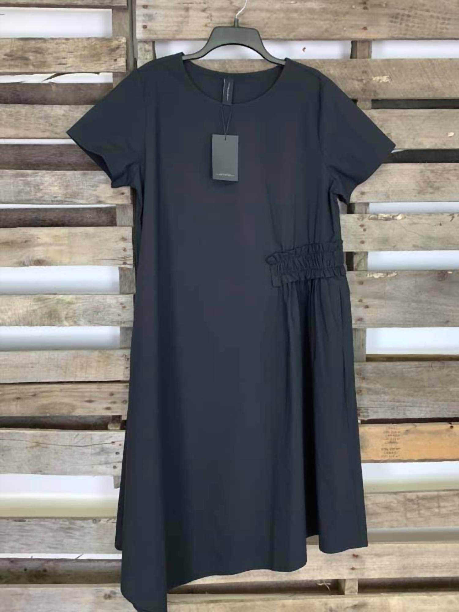 Amma by Kedem Sasson - Short Sleeve Solid Midi Dress - Rack Hunt