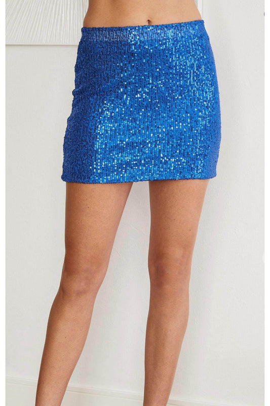 Cason Couture - Women's The Lake Sequin Mini Skirt - Rack Hunt -