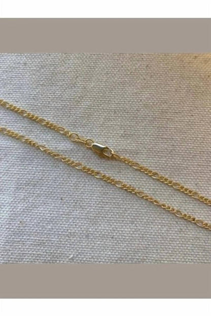 Women's Rounded Figaro Chain Bracelet