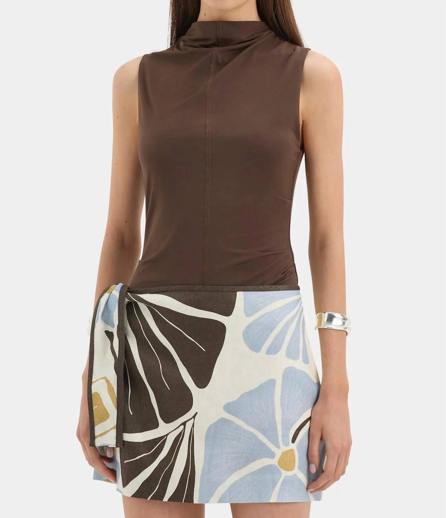 Lola Tie Mini Skirt