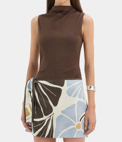 Lola Tie Mini Skirt
