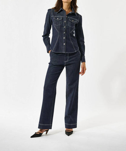 Henadea Denim Top