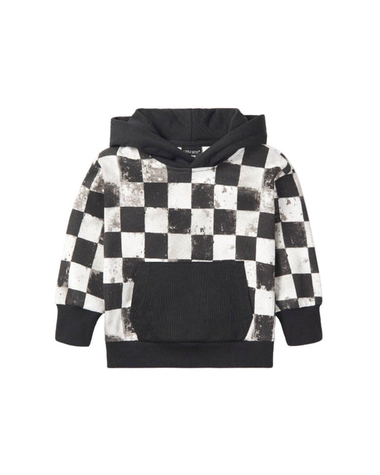 Kid's Checkered Hoodie