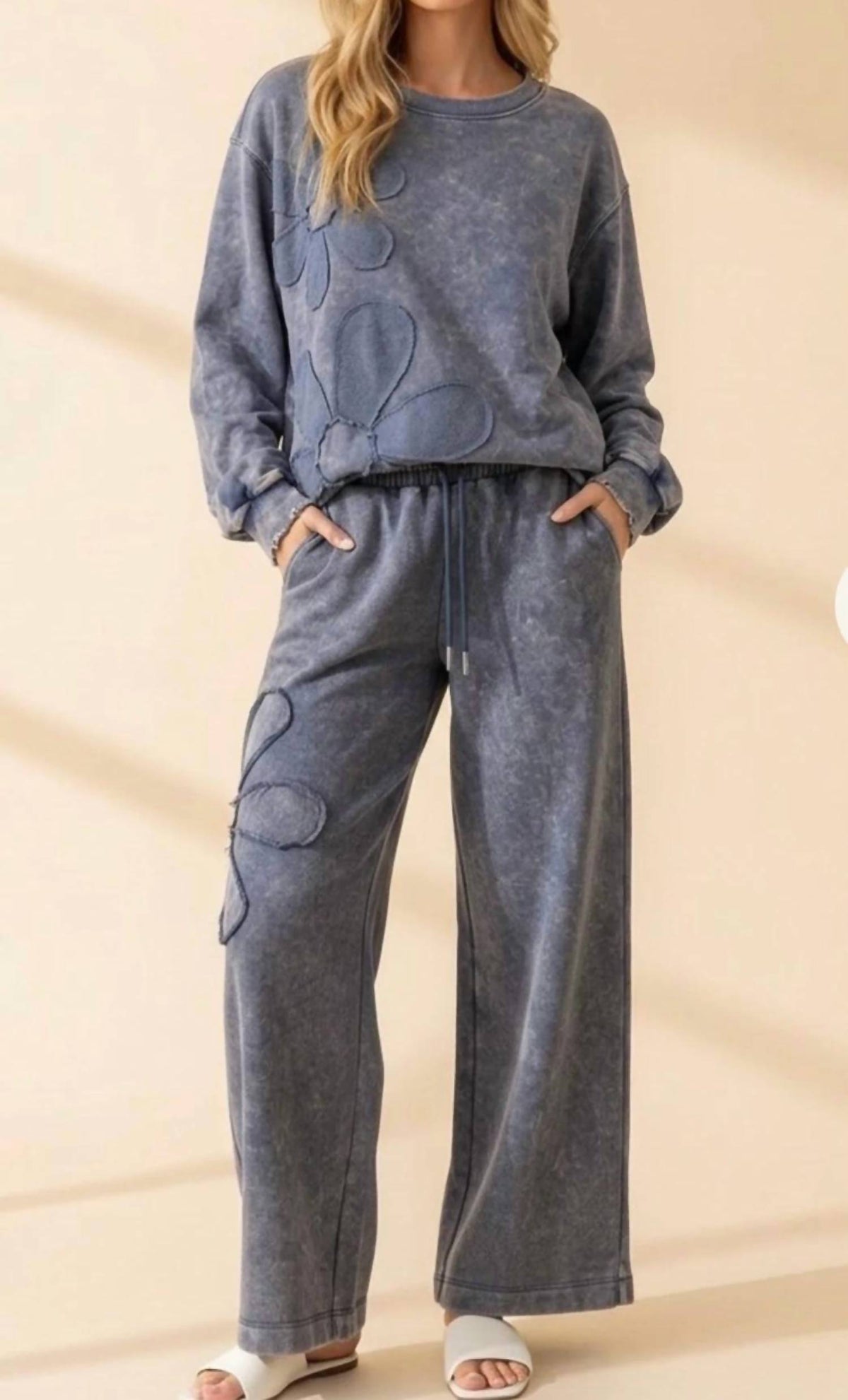 Soft Knit Wide Leg Pants