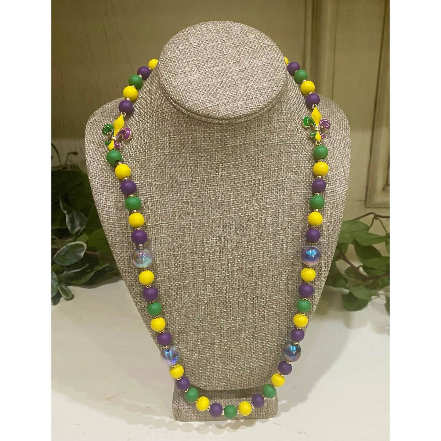 JHP Collection - Women's Mardi Gras Party Beaded Necklace - Rack Hunt -