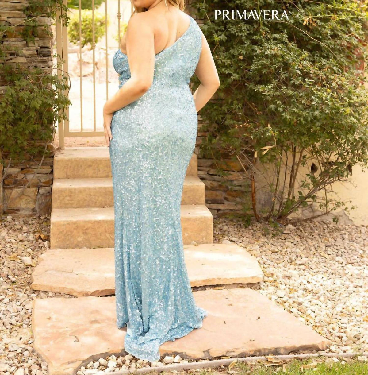 The Rainbow Sequin Gown