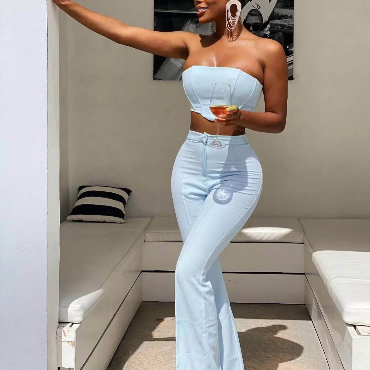 Porshia By Porshia Banks - Opulence Flare Pantset - Rack Hunt