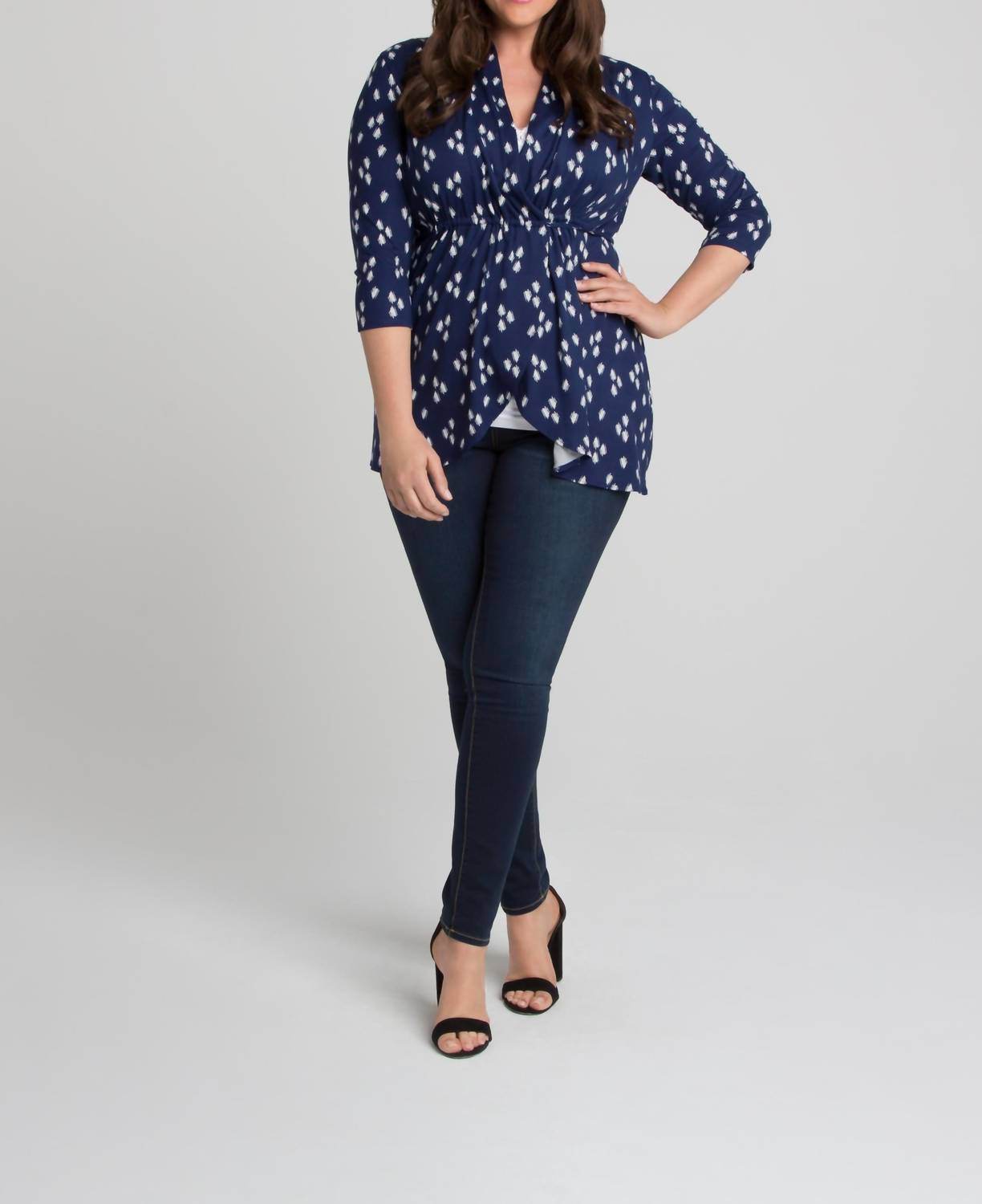 Kiyonna - Lori Printed Bellini Kimono - Rack Hunt -