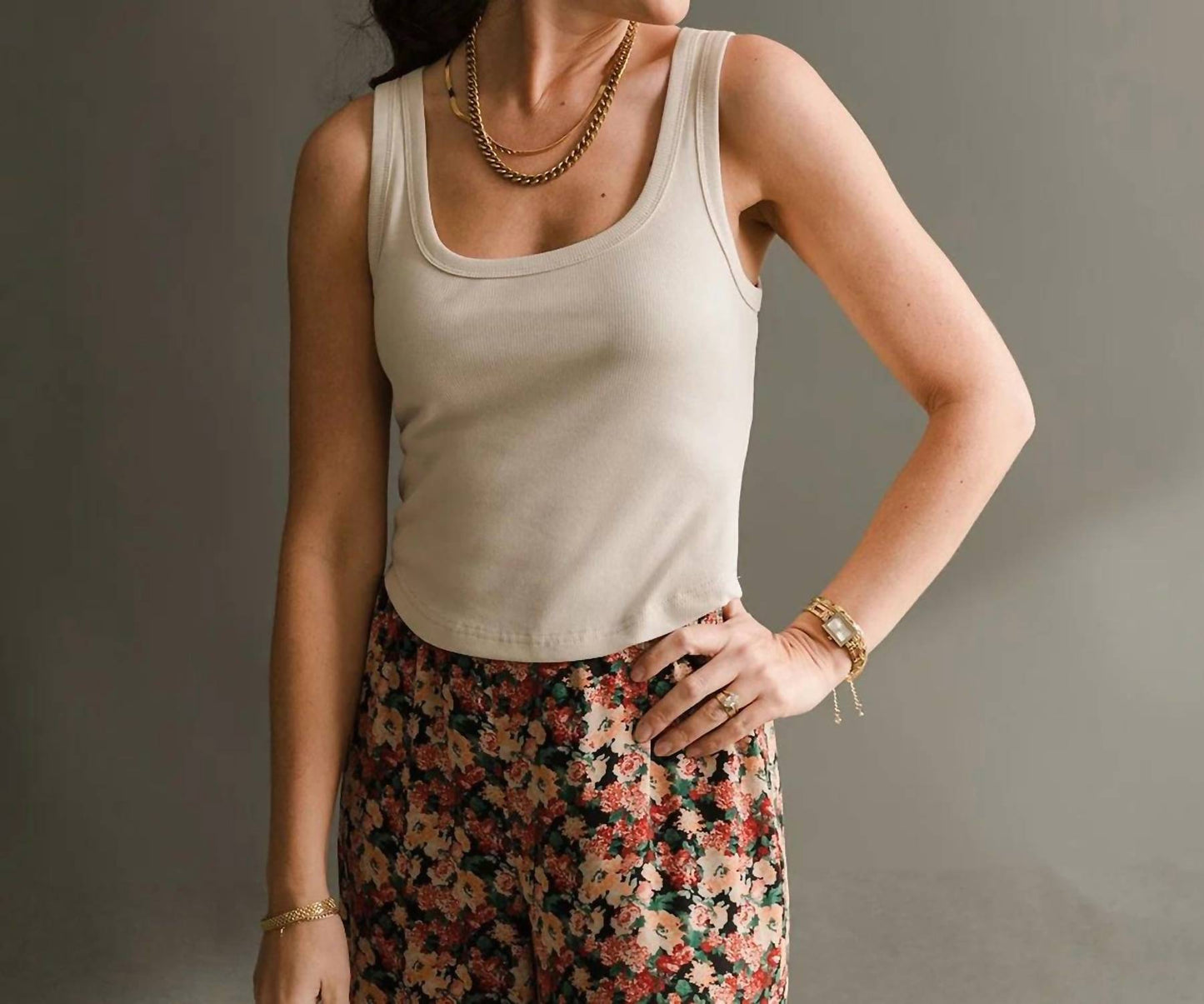 Essential Rib Tank Top