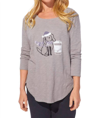 Latte Puppy Boxy Tee