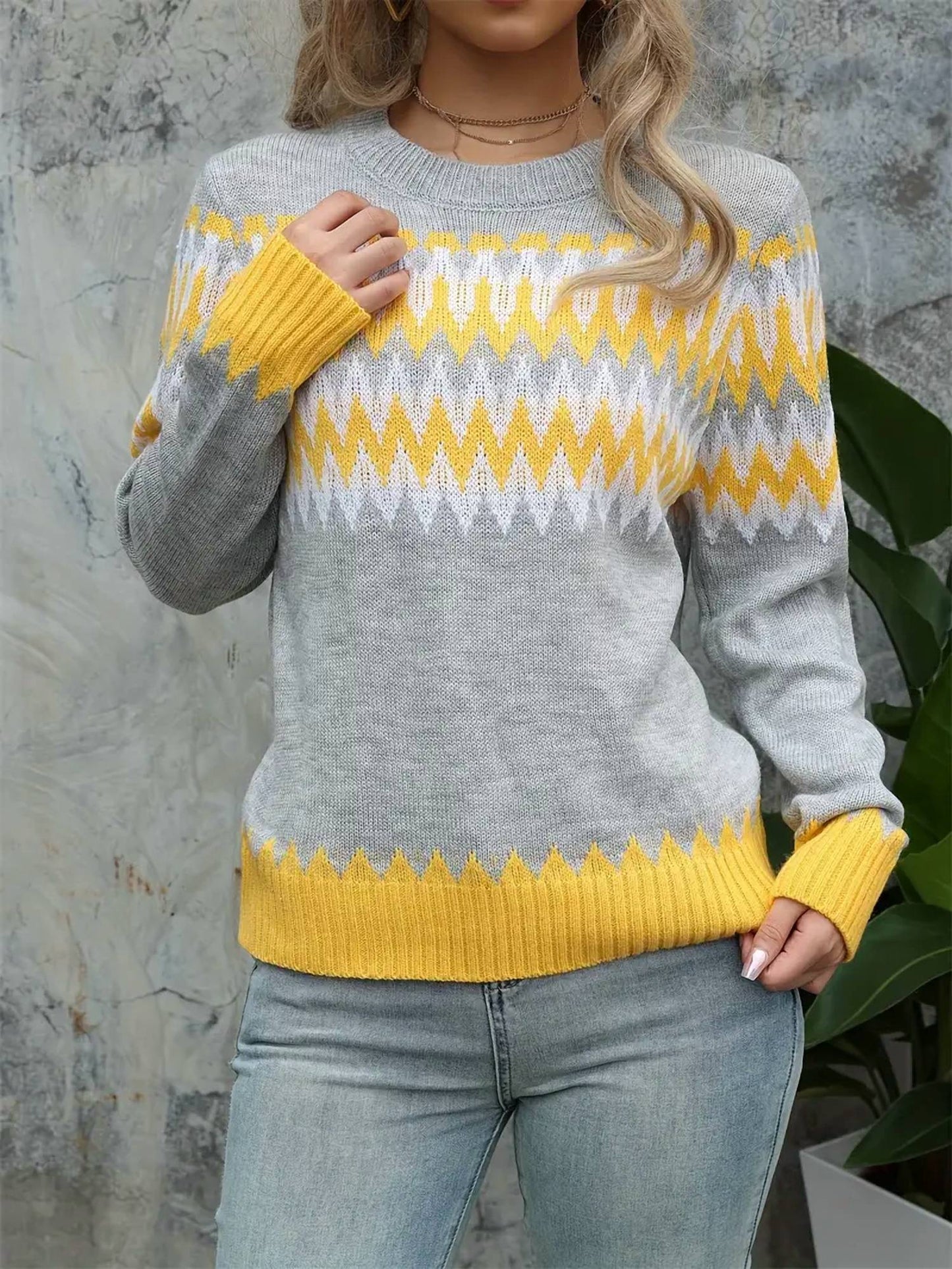 Faire Isle Crewneck Sweater