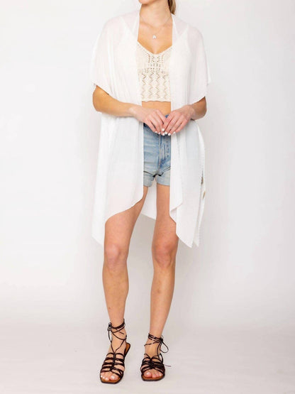 Samara Solid Kimono/ Cover Up
