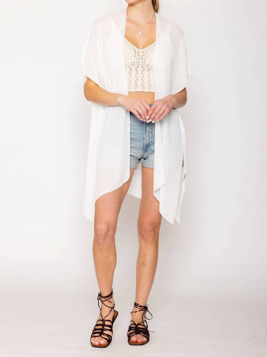 Samara Solid Kimono/ Cover Up