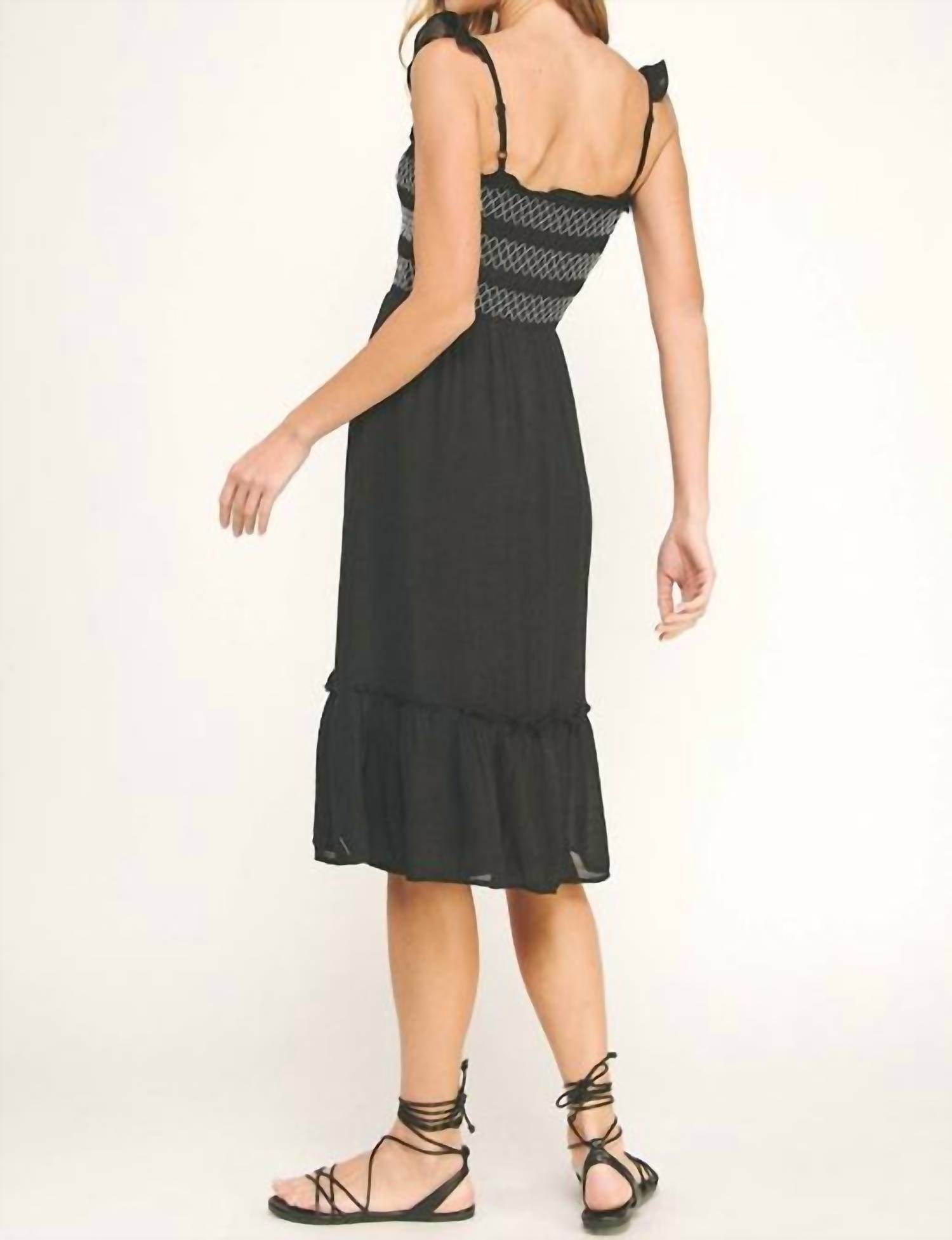 As U Wish - Papaya Gauze Dress With Smocking Details - Rack Hunt