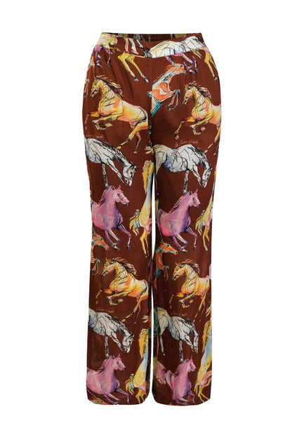 Women's Horse Print Pant