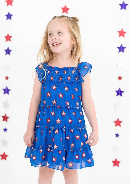 Ellis Chiffon Birdie Twirl Dress