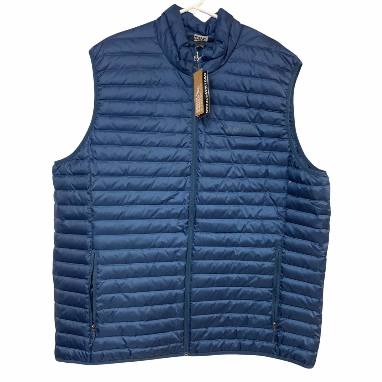 Men's Microlight Down Full Zip Puffer Vest - Plus