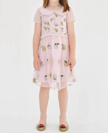 Sasha+Z - Rose Embroidered Collar Dress - Rack Hunt