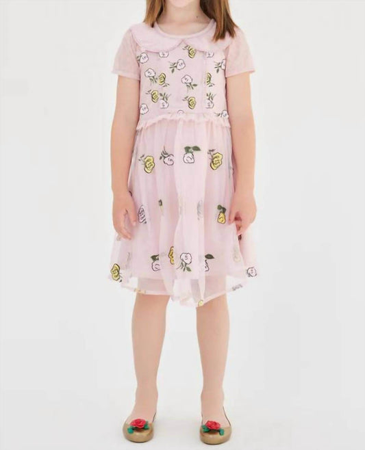 Sasha+Z - Rose Embroidered Collar Dress - Rack Hunt -