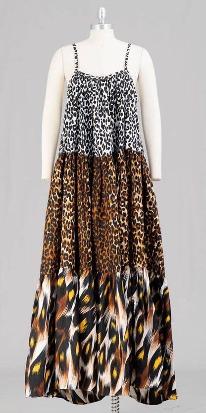 Animal Print Maxi Dress