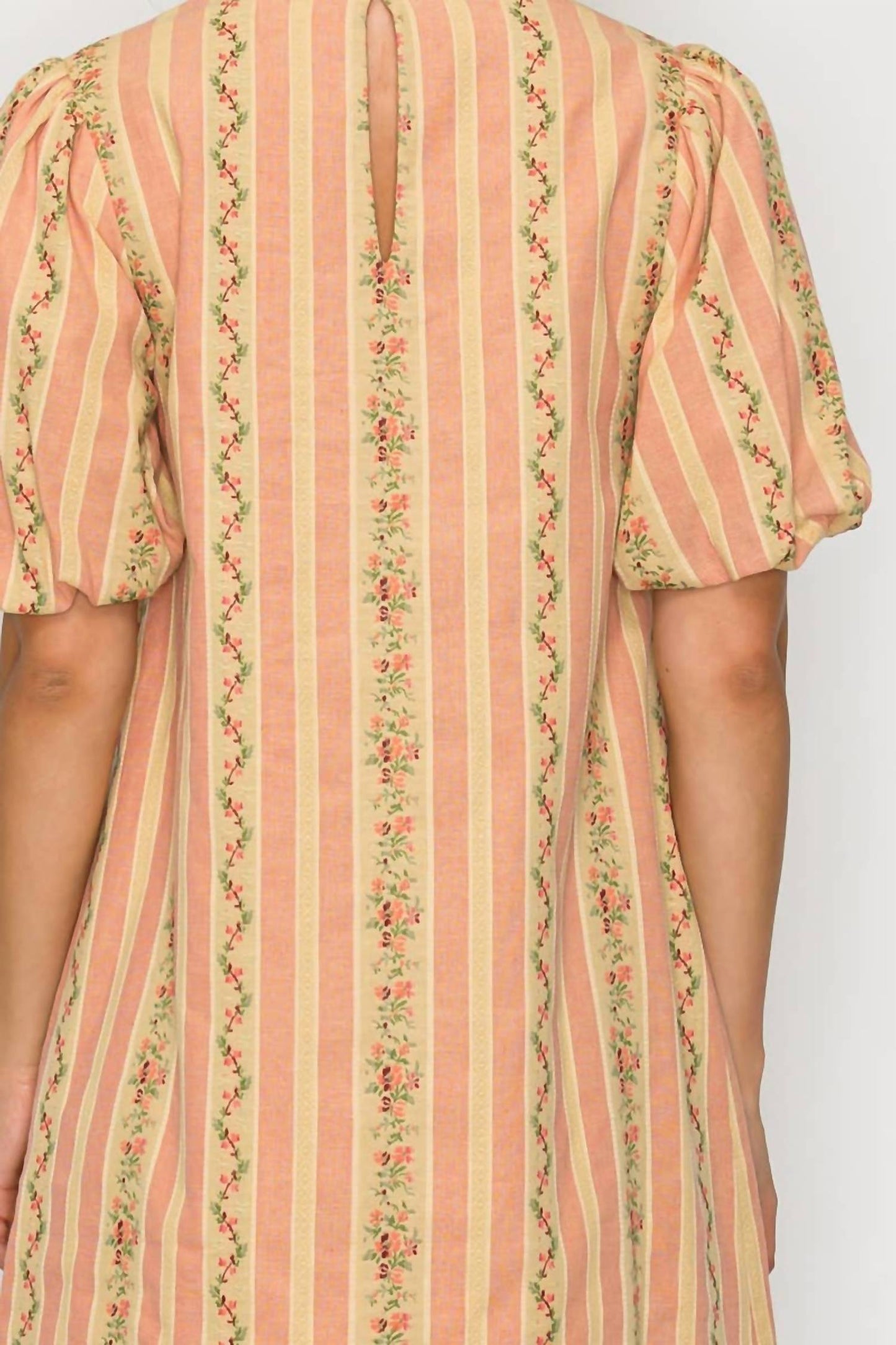 Favorite Vintage Wallpaper Mini Shift Dress