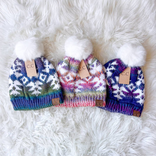 Women's Aztec Beanies
