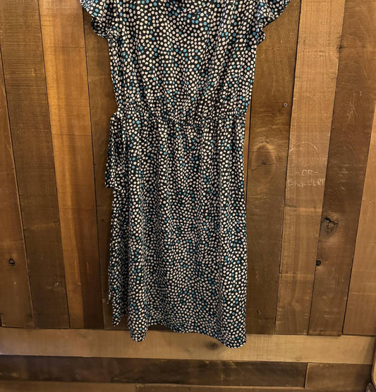 Ditsy Dot Print Mini Dress
