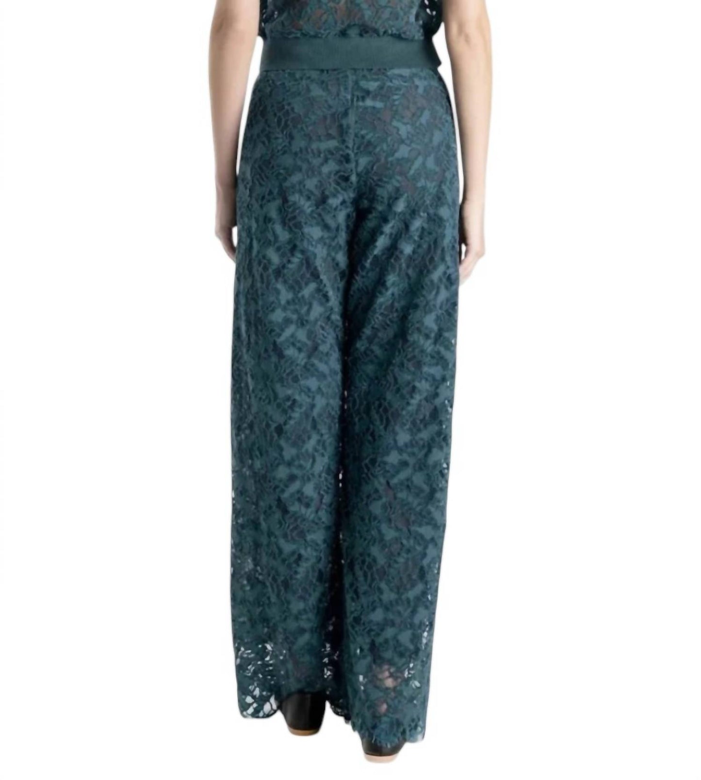 Jade Foliage Long Pants