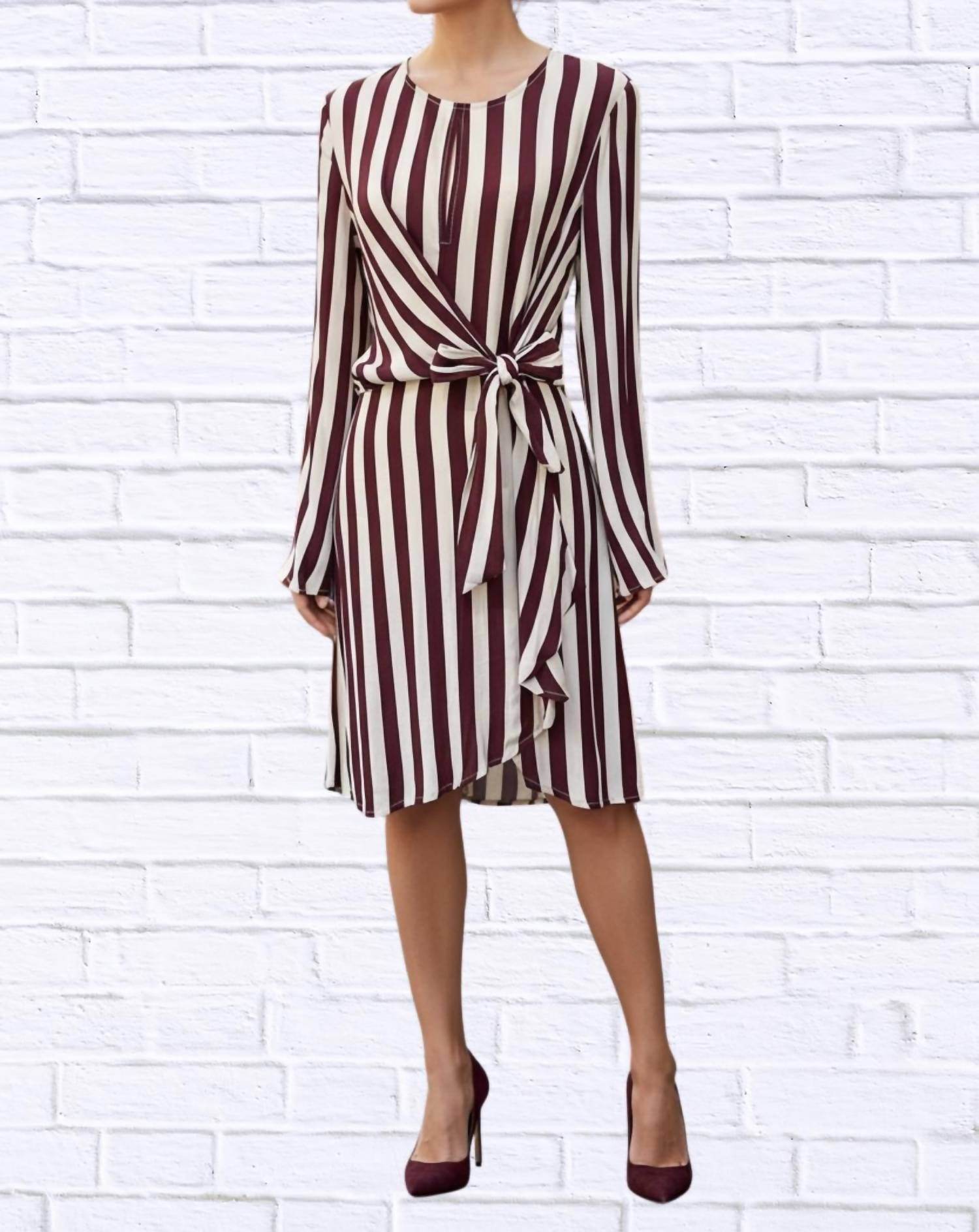 Diva USA - Long Sleeve Wrap Dress - Rack Hunt -