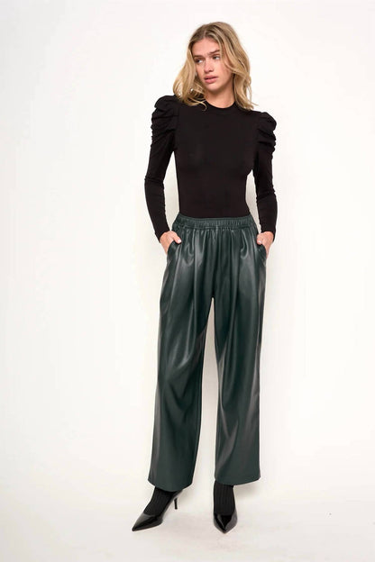 Bryan Faux Leather Pants