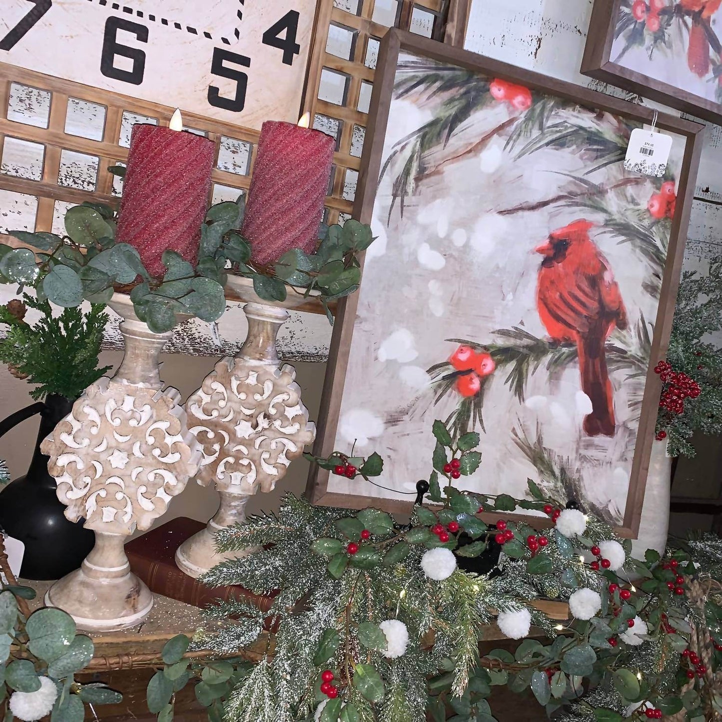 The Vintage Garden - Snowflake Candle Holder - Rack Hunt -