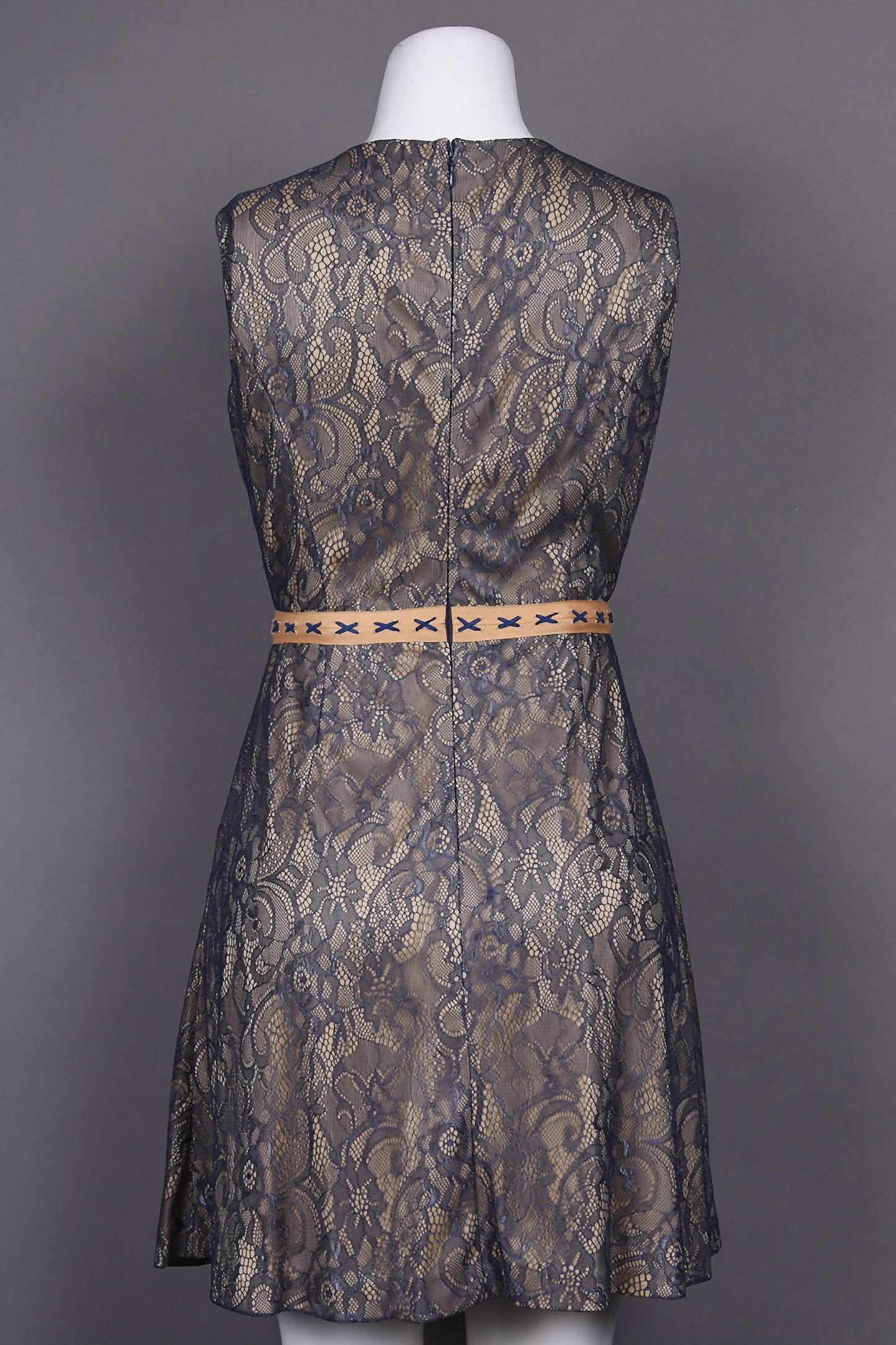 Cenia - Women's Trim Stitch Floral Lace Overlay Dress - Rack Hunt -