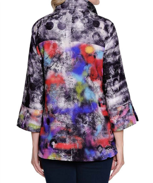 3/4 Sleeve Woven Jacket