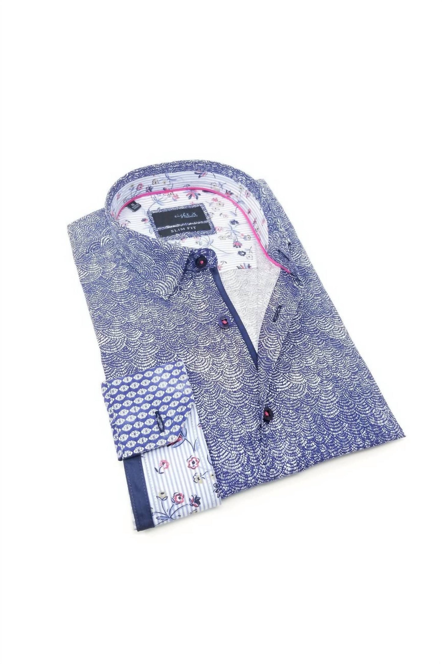 Long Sleeve Button Down Shirt With Trim