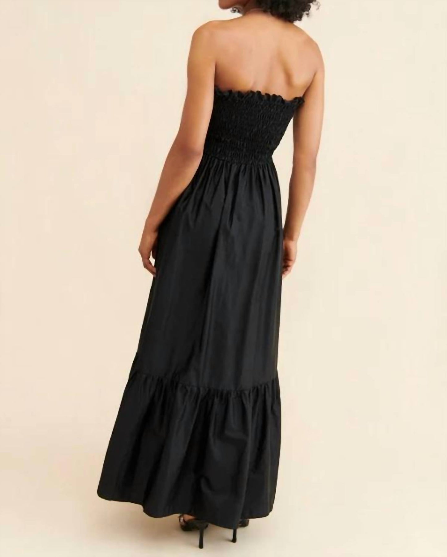 Cosmos Strapless Smocked Dress